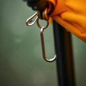 Quick-clip hook close-up